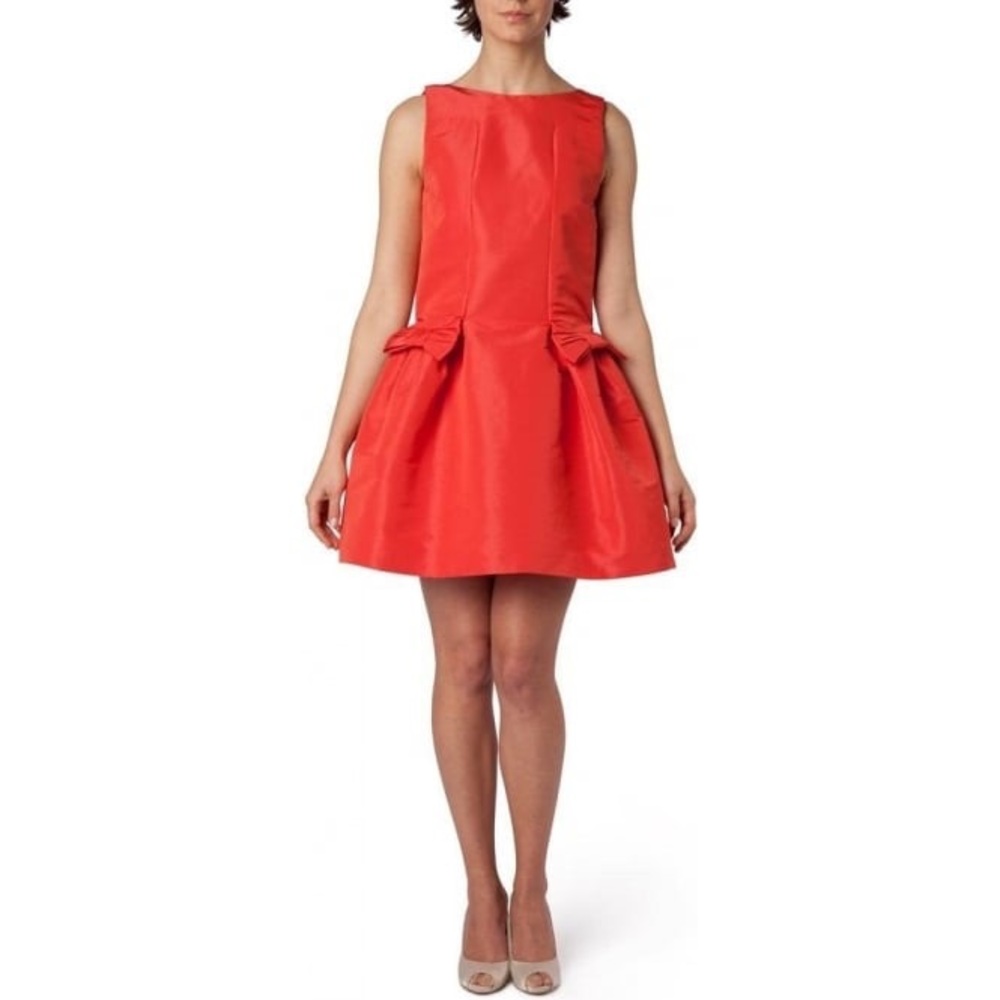 Red Valentino puff bow dress